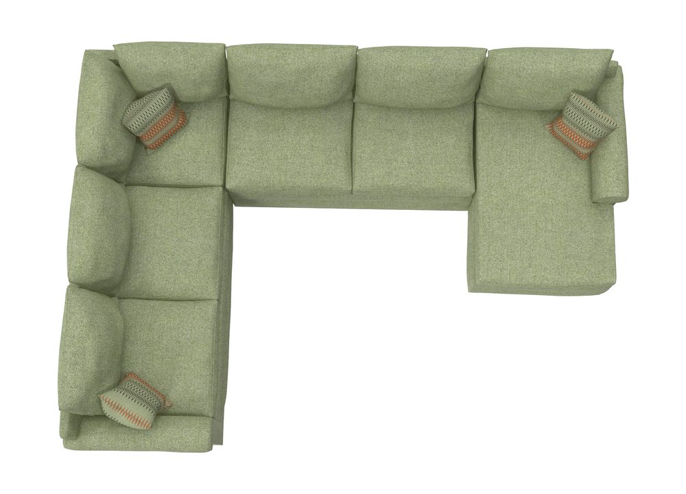 Classical Sectional Sofa 3D illustration