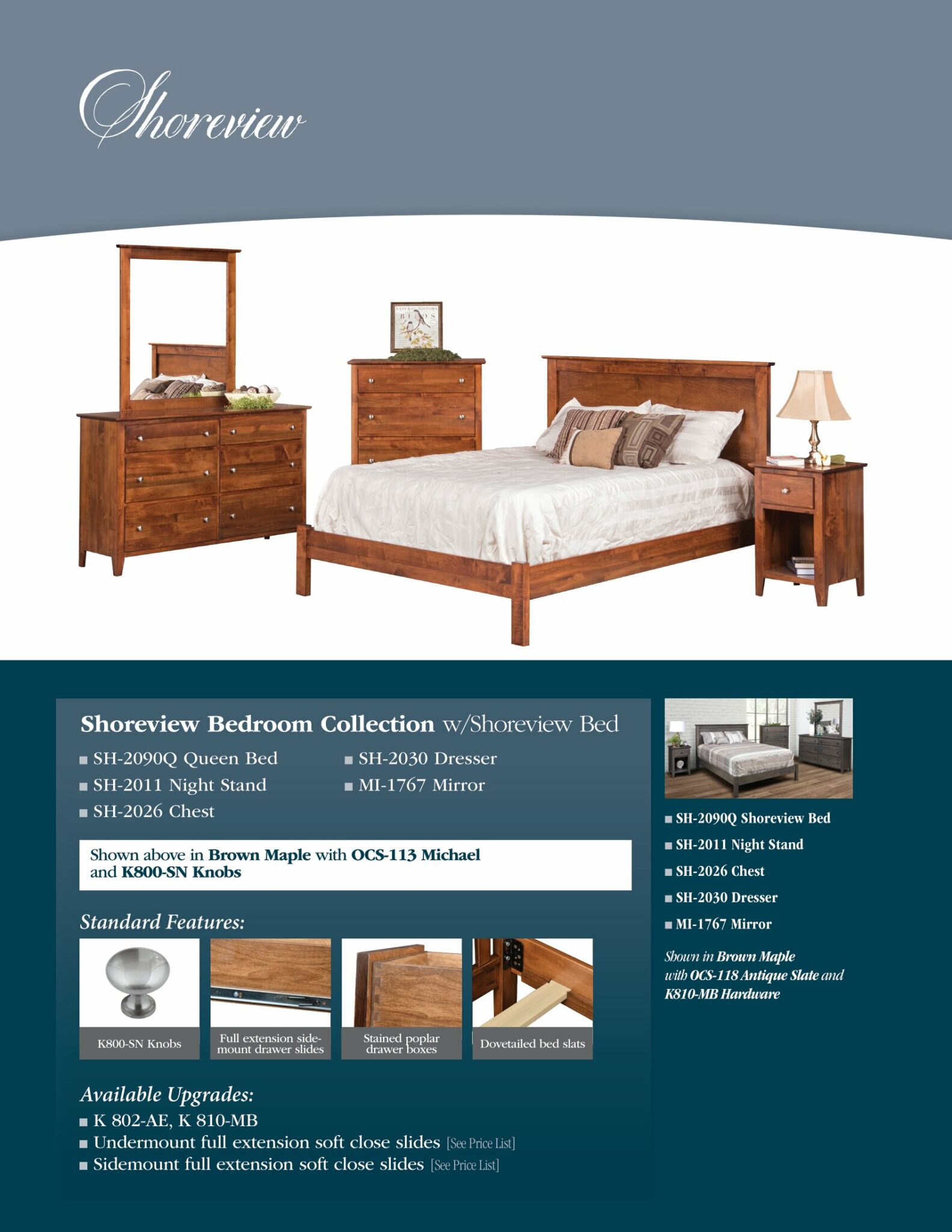 Shoreview Bedroom Collection Adirondack Furniture