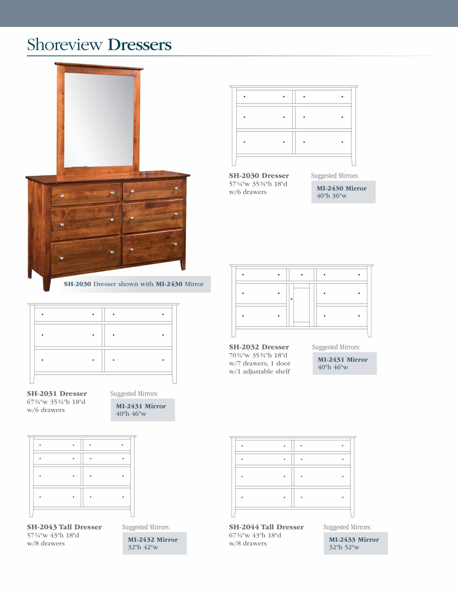 Shoreview Bedroom Collection Adirondack Furniture