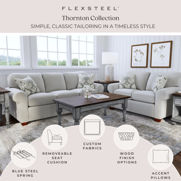 Flexsteel-Thornton Sofa - Image 3
