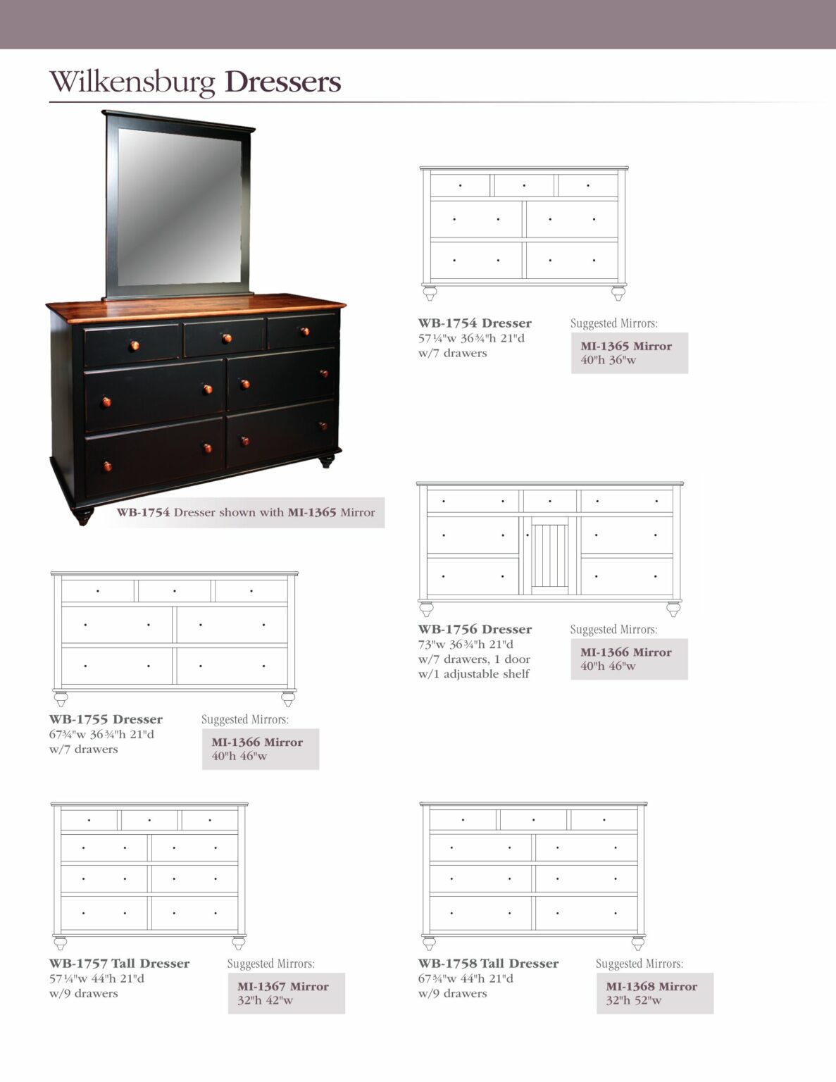Wilkensburg Bedroom Collection Adirondack Furniture