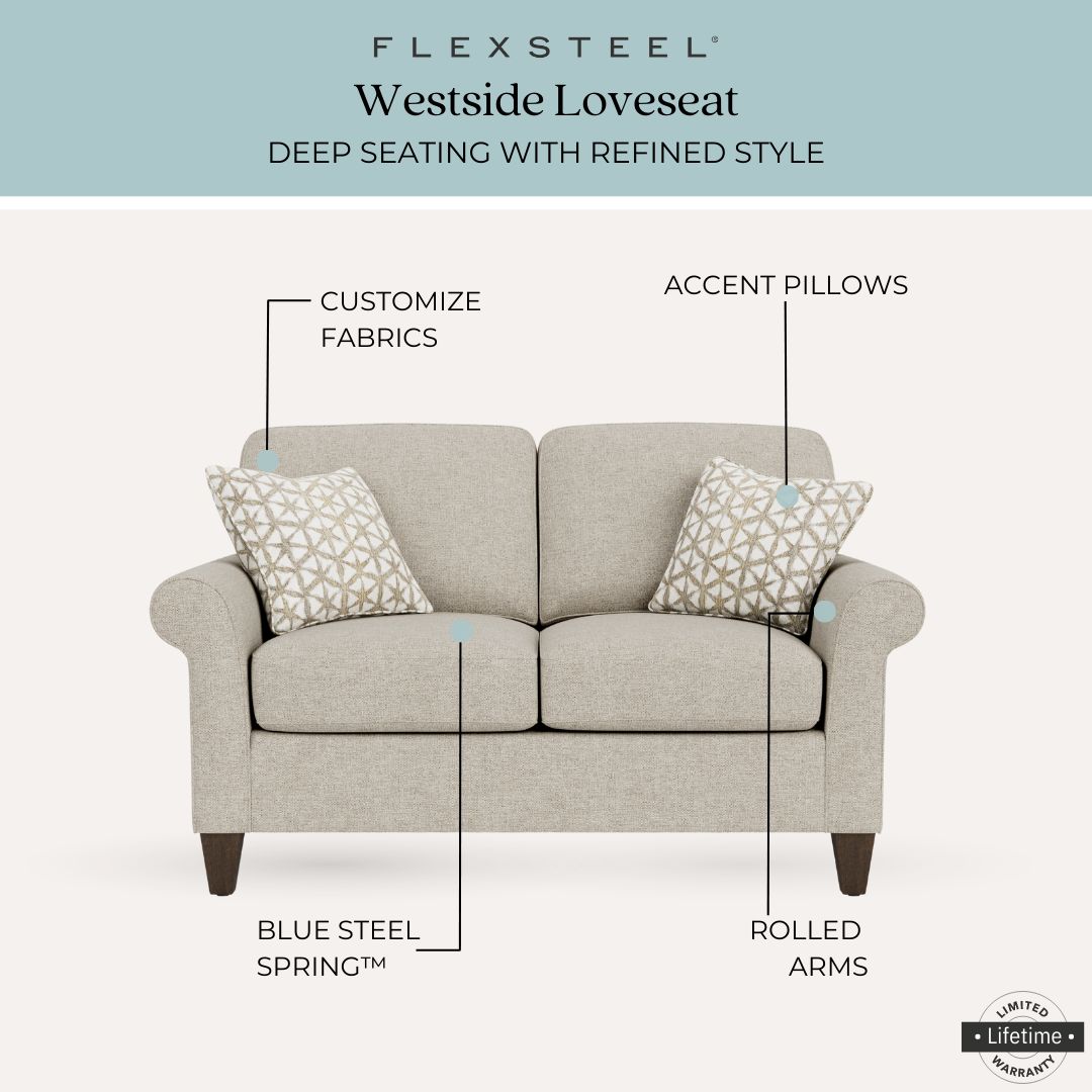 Flexsteel Westside Loveseat - Image 2